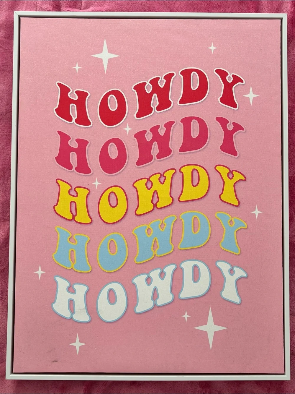 Howdy Canvas Wall Art